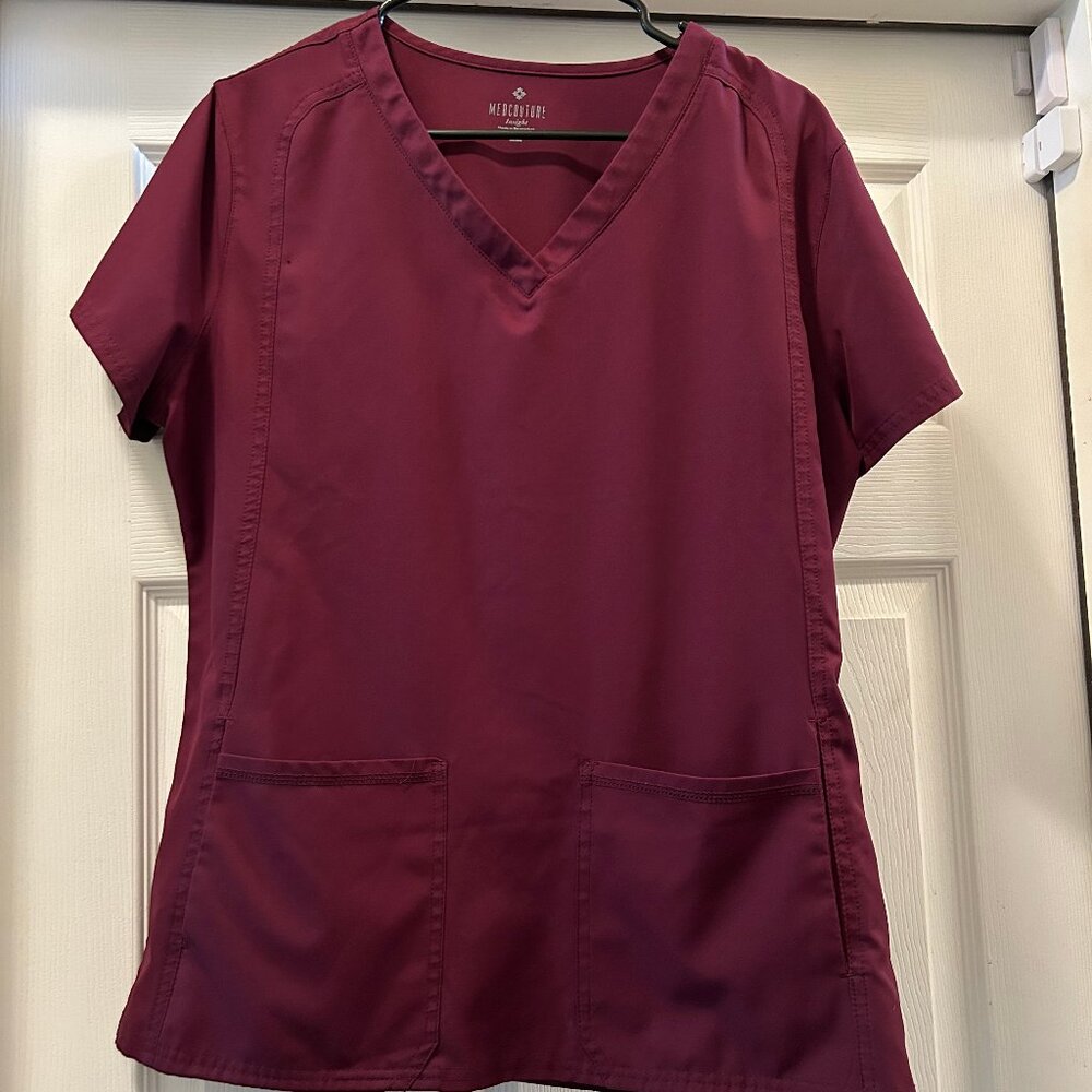 MedCouture scrub top Women's size Large